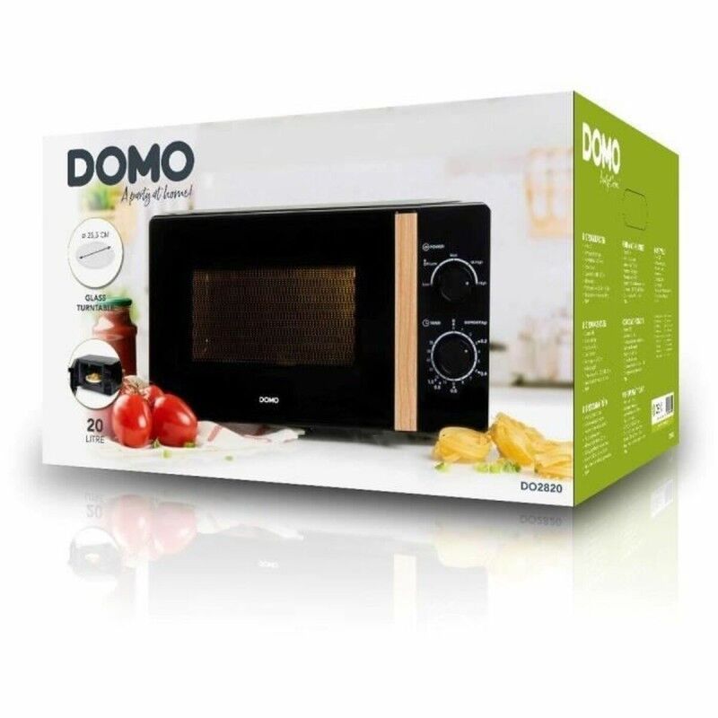 Microonde DOMO Nero 700 W 20 L