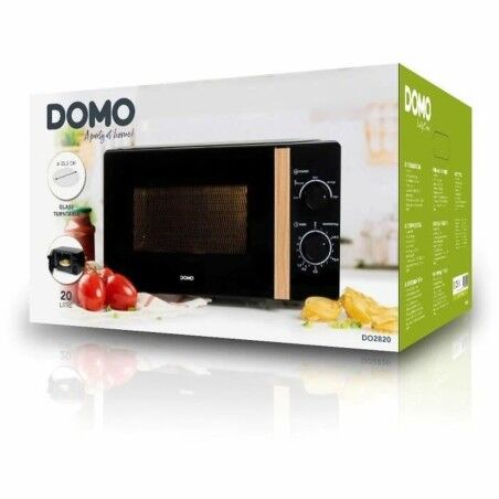 Microonde DOMO Nero 700 W 20 L
