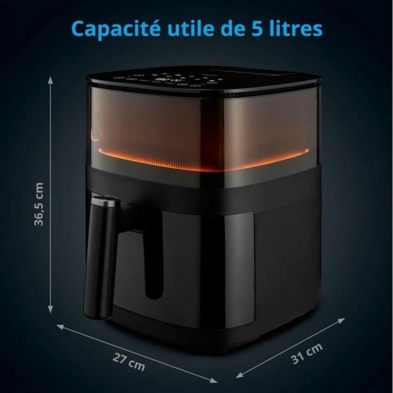 Friggitrice ad Aria Medion Nero 1500 W 5 L