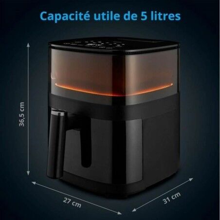 Friggitrice ad Aria Medion Nero 1500 W 5 L