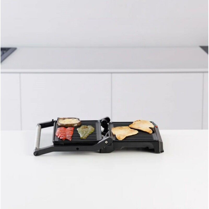 Piastra Grill Elettrica Taurus Acciaio 1000 W