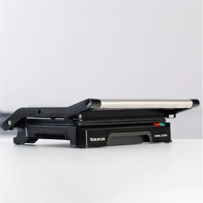 Piastra Grill Elettrica Taurus Acciaio 1000 W