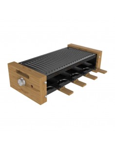 Piastra-grill elettrica Cheese&Grill 8200 Wood Black Cecotec - 1