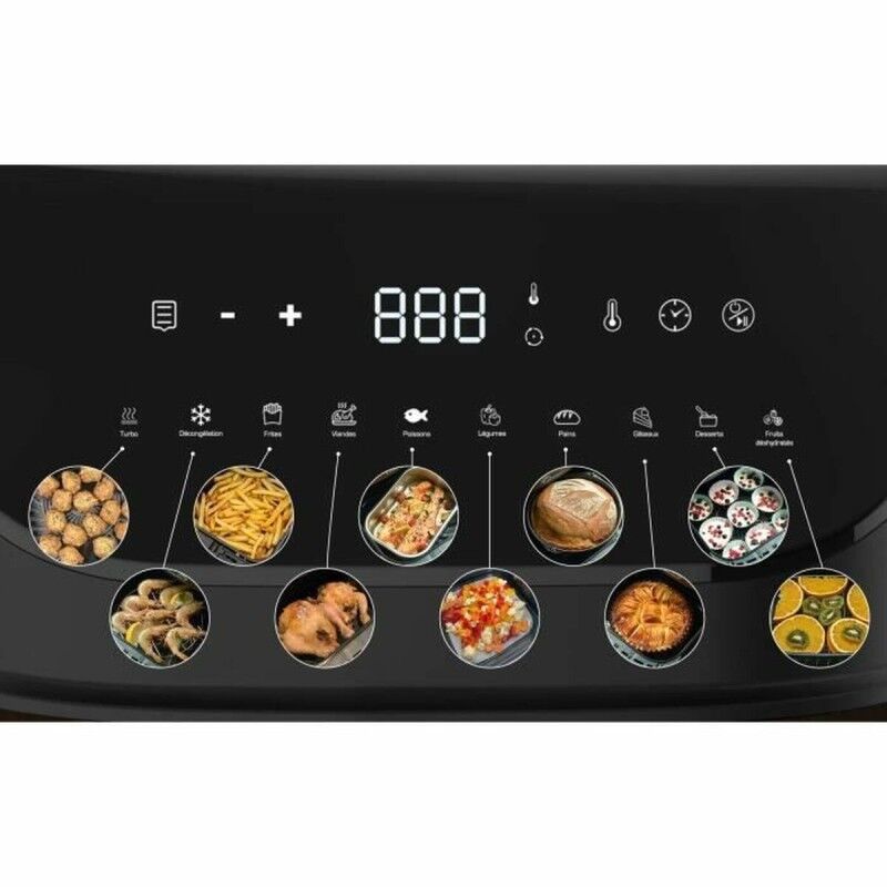 Friggitrice ad Aria Little Balance Crousty light XL Nero 1600 W 7 L