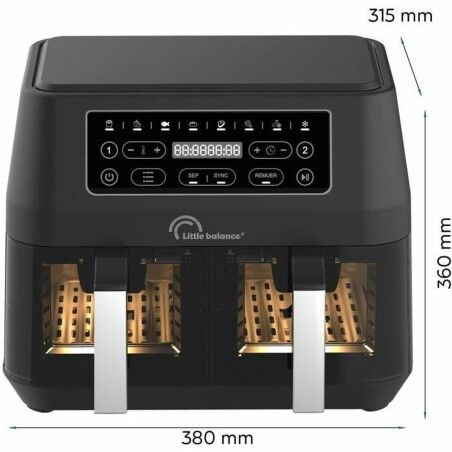 Friggitrice ad Aria Little Balance 8765 Nero 2460 w 9 L