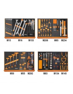 Assortimento di 130 utensili in vassoio morbido in EVA Beta Tools 5904VG/3M - 1