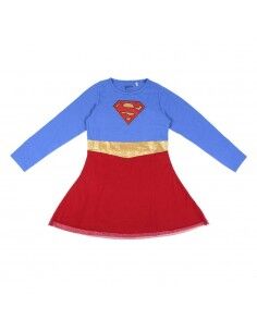 Vestito Superman Azzurro Rosso - 1