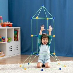 Kit di Costruzione di Fortini per Bambini Builkitt InnovaGoods 155 Pezzi 2